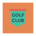 Letrero Tablero Club De Golf Icono