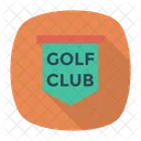 Letrero Tablero Club De Golf Icono