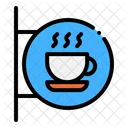 Signo de cafe  Icono