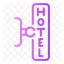Señal de hotel  Icono