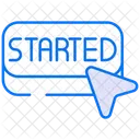 Lets Started Let Started Started Icon