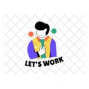 Work Office Businessman Icon