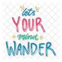 Lets your mind wander  Icon
