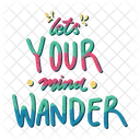 Lets your mind wander  Icon