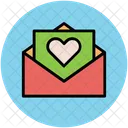 Letter Love Envelope Icon