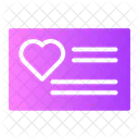 Letter Love Greeting Card Icon