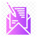 Letter Mail Writing Icon