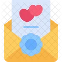 Letter Heart Invite Icon
