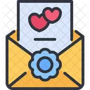 Letter Heart Invite Icon