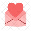 Letter Love Card Icon