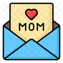 Letter Mothers Day Communication Icon