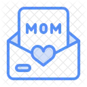 Letter Mom Letter Greeting Card Icon