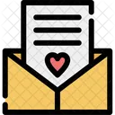 편지 소통 글쓰기 아이콘