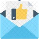 Letter Thumbs Up Icon