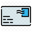 Letter Postcard Stamp Icon
