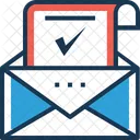 Letter Verification Mailbox Icon
