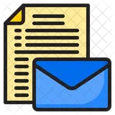 Letter File Mail Icon