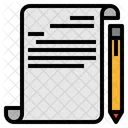 Letter Pen Writing Icon