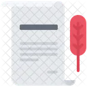 Letter Document Pen Icon