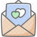 Letter Chat Heart Icon