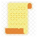 Letter Scroll Document Icon