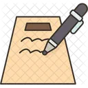 Letter Writing Note Icon