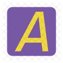 Letter Alphabet A Icon