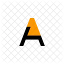 Letter A  Icon
