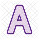 Letter a  Icon