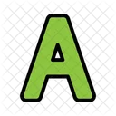 A Letter A Alphabet Icon