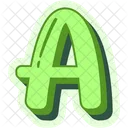 Letter A Alphabet Alphabetical Icon