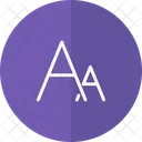 Letter A Font Alphabet Icon
