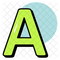 Letter A  Icon