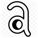 Letter A Font Alphabet Icon