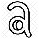 Letter A Font Alphabet Icon