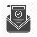 Letter Approved Letter Approved Icon