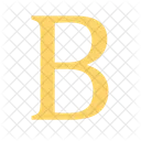 Letter Alphabet B Icon