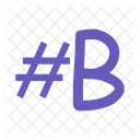 Letter Alphabet B Icon