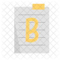 Letter B  Icon