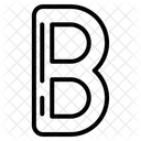 Letter B  Icon