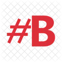 Letter Alphabet B Icon