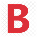 Letter Alphabet B Icon