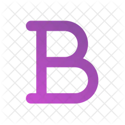 Letter-bold  Icon