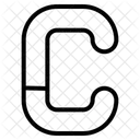 文字c  アイコン