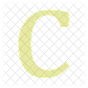 Letter Alphabet C Icon