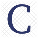 Letter Alphabet C Icon