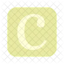 Letter Alphabet C Icon