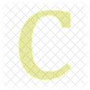 Letter Alphabet C Icon