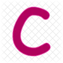 Letter Alphabet C Icon