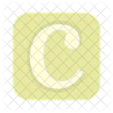 Letter Alphabet C Icon